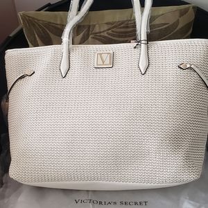 Victoria's Secret Carryall Tote Bag XL Ivory